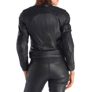 2025 Custom Made Women Motorbike Longed Zippers Detail-black Color-custom Leather <b>Bikers</b> <b>Jacket</b> for Women - Product Image 5