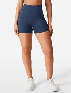 Shorts Deportivos de Yoga para Mujer, Tallas Grandes, Estilo Moderno, Elásticos, de Spandex/Algodón, con Logotipo Personalizado, para Gimnasio, Entrenamiento, Marca Privada, Venta al Por Mayor 2022 - Product Image 2