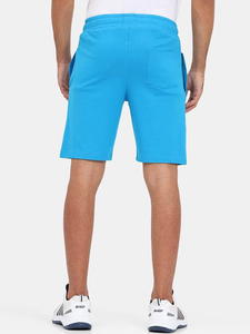 Pantalones cortos para correr con cordón personalizados al por mayor para hombre, pantalones cortos de chándal de lana con logotipo a granel de algodón tejido de secado rápido con patrón sólido - Product Image 6