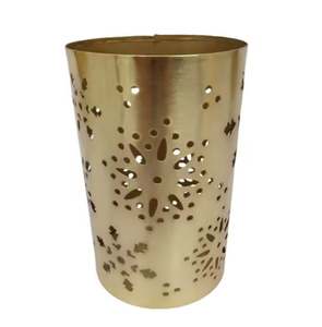 Soporte votivo de hierro con purpurina púrpura clásica, decoración única para el hogar, Metal hecho a mano a granel para Navidad - Product Image 4