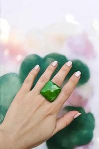Elegant Handmade Resin Fashion Rings for Women – Party, Beach & Casual Chic Fashion Jewelry Rings - Product Image 4