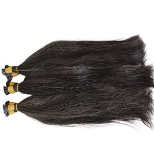 Vietnamese Grey Hair <b>Extensions</b> Ready to Ship <b>Cheap</b> Human Hair Bundles Raw Virgin Cuticle Aligned Hair - Product Image 2