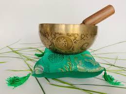 Cuenco de latón de Himalaya hecho a mano, cuenco de canto tibetano de alta calidad y martillado para Yoga/meditación, gran oferta - Product Image 3