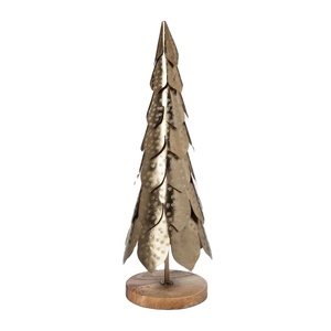 Decoraciones Navideñas Colgantes Metálicas Galvanizadas en Forma de Árbol de 10 Pulgadas, Modernas, Ecológicas y Duraderas - Product Image 6
