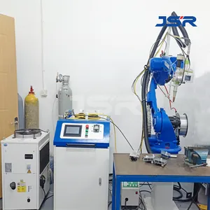 Automatic 6 Axis Robot Arm Fiber Laser Robotic Welding Machine AR1730 For Welding Carbon Steel