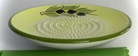 Ensemble de râpes à ail en céramique faites à la main Assiettes à râper en porcelaine d'olive de qualité supérieure en vrac