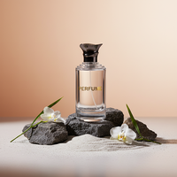 Flacon de parfum vide, design unique et luxueux, flacon de parfum en verre pour homme, 100 ml, sans bouchon