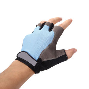 Gants de cyclisme Demi-doigt Unisex-Padded Grips-Palm Bicycle Riding Gloves Gants d'équitation antidérapants Fingerless Short Mountain-Ride Gloves - Product Image 6
