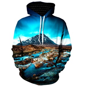 Venta al por mayor de fábrica, sudaderas con capucha de estilo callejero de algodón liso de gran tamaño para hombre, jersey de hombro caído personalizado para invierno - Product Image 1