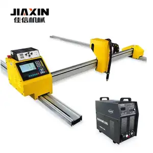 Ổ đĩa kép chi phí thấp Giàn Máy cắt Plasma CNC để cắt tấm kim loại