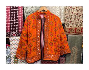 Indian Traditional Phulkari Embroidered Jacket - Indian Handmade Embroidery Jacket - Festival Kutch Banjara Jacket - - Product Image 1