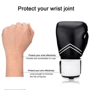 Guantes de boxeo de piel de vaca hechos a mano guantes deportivos con logotipo personalizado para entrenamiento de kick boxing y fitness - Product Image 5