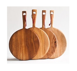 Tabla de cortar de madera hecha a mano con estructura de madera de sheesham sólida perfecta para verduras, carne, queso y pan - Product Image 4
