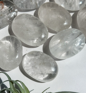 Piedras de Palma de cristal de cuarzo Natural transparente, piedras preciosas de ágata de primera calidad, venta al por mayor, gran oferta - Product Image 3