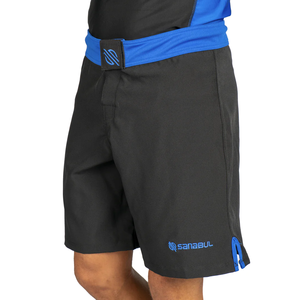 Shorts de combat BJJ MMA 2 en 1 avec impression personnalisée par sublimation, doublure de compression intégrée, grappling, jiu-jitsu brésilien, shorts sans kimono - Product Image 6