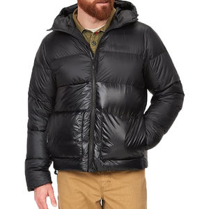 Veste matelassée à bulles grande taille pour homme, hiver 2025, veste chaude d'extérieur, fermeture éclair, logo personnalisé, longue et régulière - Product Image 2