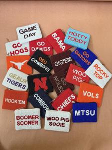 Porte-monnaie en coton fait main, brodé de perles et de rocailles, dernier design, couleur personnalisée, style tendance, cadeau de remerciement pour filles - Product Image 4