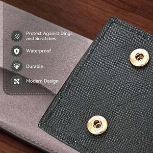 Étui à montre en cuir de voyage de haute qualité, sur mesure, avec doublure en daim, fait à la main, portable, pour une seule montre - Product Image 5