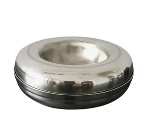 Vente chaude Conception Unique Argent Fini Sur Mesure Facile à Nettoyer Cendrier De Poche Nouveau Design Cendrier En Aluminium - Product Image 4