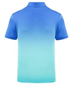 Vente en gros OEM polo manches courtes personnalisé pour hommes, jersey tricoté de haute qualité, t-shirts à motifs imprimés solides, design personnalisable - Product Image 2