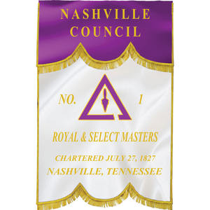 Último precio bordado Master Mason Blue Lodge Banner azul bordado a máquina personalizado - Product Image 3