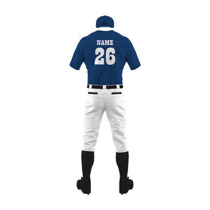 Jersey de béisbol sublimado personalizado para hombre, jersey de béisbol con cuello redondo, camiseta de béisbol de secado rápido - Product Image 6