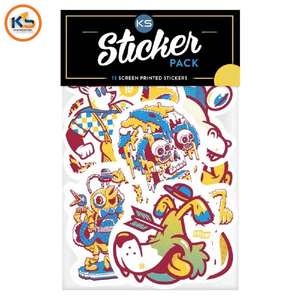 Paquetes de 100 Pegatinas de Vinilo Personalizadas Ecológicas Listas para Venta al por Menor |   Etiqueta Adhesiva Impermeable Troquelada, Tarjeta de Presentación con Logotipo, Embalaje en Bolsa de Polietileno - Product Image 2