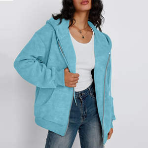 Sudadera con Cremallera de Algodón Casual, Diseño Más Reciente de 2026, Antibolitas y Transpirable para Mujer - Product Image 3