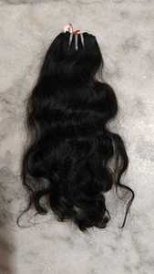 Paquets de cheveux indiens bruts en gros 100% cheveux humains indiens non transformés non transformés vendeur d'extensions Remy alignées sur les cuticules vierges - Product Image 6