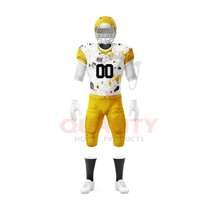 Uniforme de football américain pour hommes 2025 personnalisé qualité supérieure 100% polyester à manches courtes vêtements de sport d'équipe Service OEM Pakistan - Product Image 6