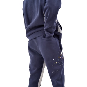 2025 pantalones de chándal para hombre, pantalones de chándal de algodón 100% de peso pesado, pantalones de chándal Acampanados para correr, pantalones de chándal altos, pantalones de hombre - Product Image 2