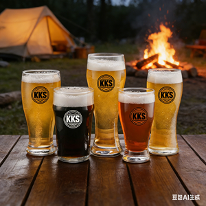 Verres à bière transparents en gros de 450 ml, 500 ml, 600 ml, 1 L avec logo personnalisé pour soutenir les campagnes marketing de bière - Product Image 5