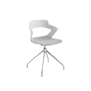 Chaise communautaire pivotante en propylène Lol-Solution d'assise dynamique et moderne-Design polyvalent pour tout cadre