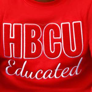 Sudadera Chenille Educativa Roja y Blanca con Letras Bordadas 100% Algodón Impresión Personalizada Ropa de Fraternidad Griega Divine Nine - Product Image 3