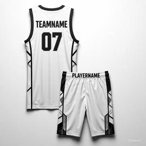 Ensemble d'uniformes de basket-ball personnalisables avec logo d'équipe, respirants, 100 % polyester, vêtements de sport pour extérieur, pour hommes - Product Image 6