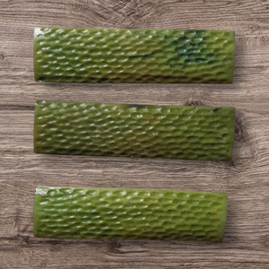 Eco-Friendly Natural Crafts <b>Bone</b> Green Texture Jigged <b>Knife</b> <b>Handle</b> Scales - Product Image 1