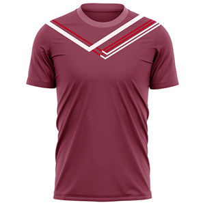 Usine directe de haute qualité hommes T-Shirt 100% Polyester coton conception élastique personnalisée sublimé t-shirts tricotés - Product Image 4