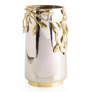Fabriqué à la main en acier inoxydable feuille de Ginkgo Vase Vase à fleurs en métal pour la décoration intérieure moderne et les cadeaux de table événements meilleur prix - Product Image 4