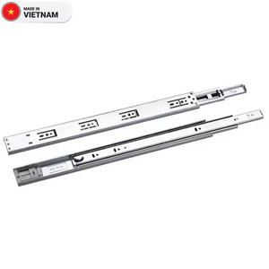 Aodeli Tiroir à billes moderne en acier zingué pleine extension lisse pour armoires de cuisine et de salle à manger - Product Image 1