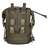 Pochette administrative verticale modulaire tactique Domelco Group Molle Flex en polyester respirant et imperméable avec fermeture éclair et boucle auto-agrippante pour la défense personnelle