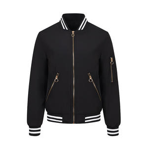 แจ็คเก็ตบอมเบอร์สตรีทแวร์แบบยูนิเซ็กซ์คุณภาพพรีเมียม พร้อมงานปัก ผ้าโพลีเอสเตอร์/คอตตอน/ไนลอน กันน้ำและเป็นมิตรกับสิ่งแวดล้อม - Product Image 1