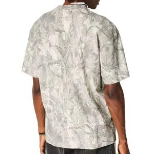 Custom Cropped Boxy <b>Vintage</b> Washed Heavyweight Cotton Tshirt Men Boxy Tshirt Heavyweight Camo <b>Graphic</b> Men's Boxy <b>Tee</b> - Product Image 2