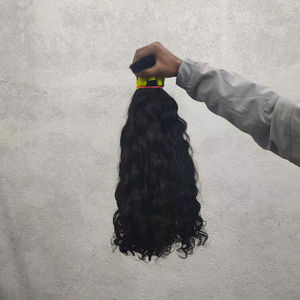 AFSEL EXPORTS Cheveux humains vierges bouclés du sud de l'Inde, 100g, tissage, extrémités pleines et épaisses - Product Image 1