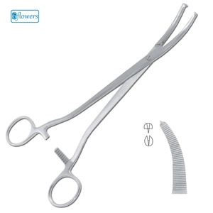 Pinces hémostatiques de haute qualité 23,5 cm droites à 1x2 dents, instrument de chirurgie générale certifié CE, utilisation manuelle - Product Image 3