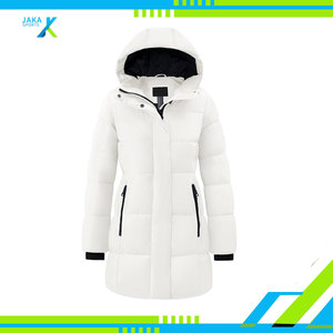Abrigo de Invierno para Mujer, Chaqueta Larga Acolchada, Impermeable, con Capucha, Aislante para la Nieve, Ropa Exterior Informal, Tejida y Transpirable - Product Image 5