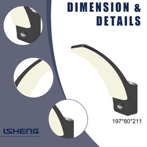 Đèn tường LED cảm biến chuyển động ngoài trời chống thấm nước bán buôn tùy chỉnh, đèn an ninh sân vườn có thể dùng để chiếu sáng hành lang - Product Image 5