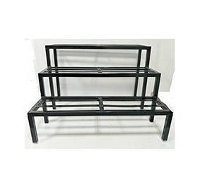 Taille personnalisée intérieur et extérieur métal noir jardinière ensemble élégant support pot de fleur pour la maison jardin décor - Product Image 1