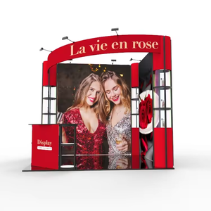 Exhibidores de Mesa Portátiles Reutilizables de Aluminio para Publicidad y Eventos con Diseño de Banner y Soporte de Exhibición - Product Image 2