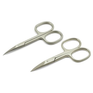 Compra directa, venta al por mayor, tijeras para cutículas para el cuidado de la belleza hechas a medida, 9,2 cm, punta fina curvada afilada de 28 cm, etiqueta privada inoxidable - Product Image 6