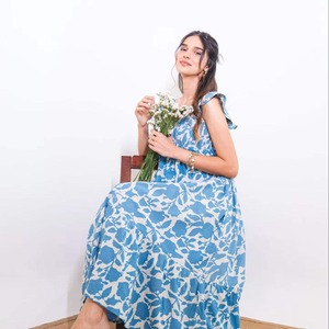 ชุดเดรสแขนสั้นสำหรับสตรีใส่ออกนอกบ้านใส่ไปทำงานหรือกลางวันแบบหรูหรา - Product Image 1